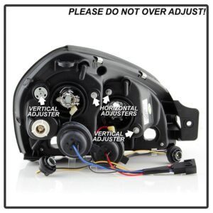 Hyundai Tucson 04-09 Projector Headlights  - Black - Image 5