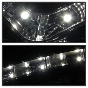 Hyundai Tucson 04-09 Projector Headlights  - Black - Image 9