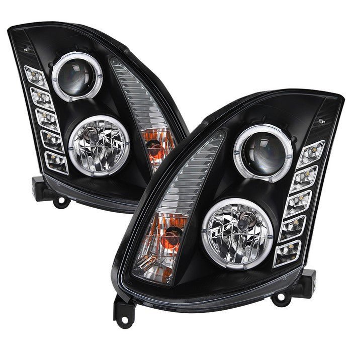 Infiniti G35 03-07 2DR Projector Headlights  - Black