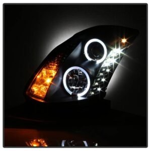 Infiniti G35 03-07 2DR Projector Headlights  - Black - Image 6
