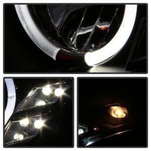 Infiniti G35 03-07 2DR Projector Headlights  - Black - Image 7