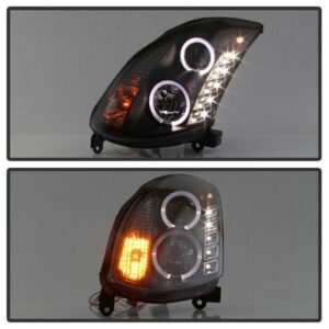 Infiniti G35 03-07 2DR Projector Headlights  - Black - Image 8