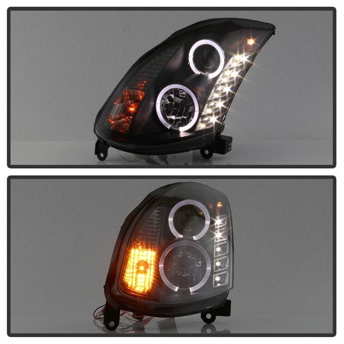 Infiniti G35 03-07 2DR Projector Headlights  - Black