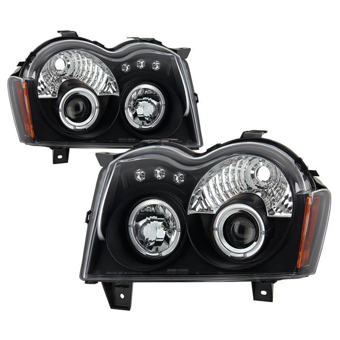 Jeep Grand Cherokee 05-07 Projector Headlights - Black