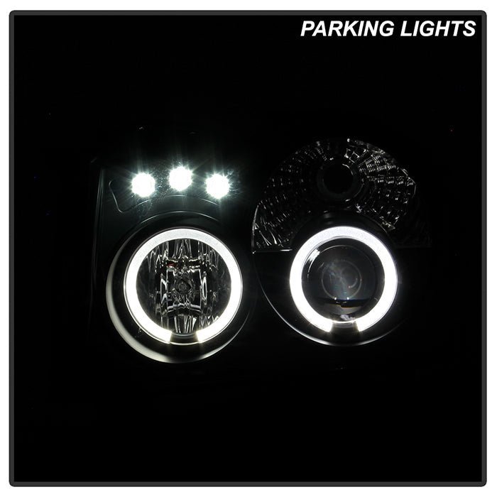 Jeep Grand Cherokee 05-07 Projector Headlights - Black