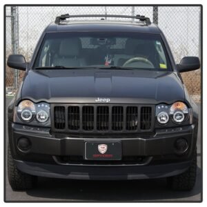 Jeep Grand Cherokee 05-07 Projector Headlights - Black - Image 11