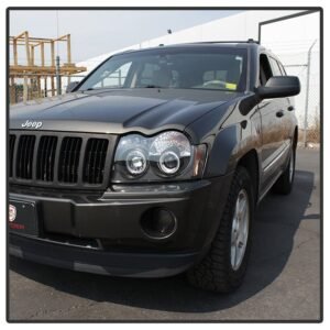 Jeep Grand Cherokee 05-07 Projector Headlights - Black - Image 12