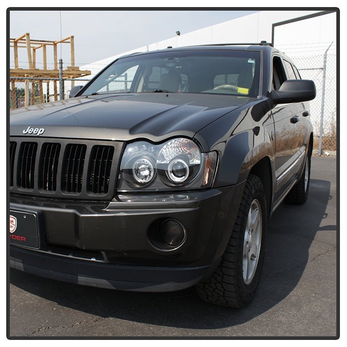 Jeep Grand Cherokee 05-07 Projector Headlights - Black