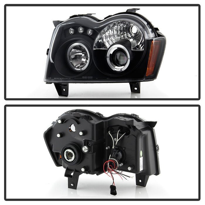 Jeep Grand Cherokee 05-07 Projector Headlights - Black