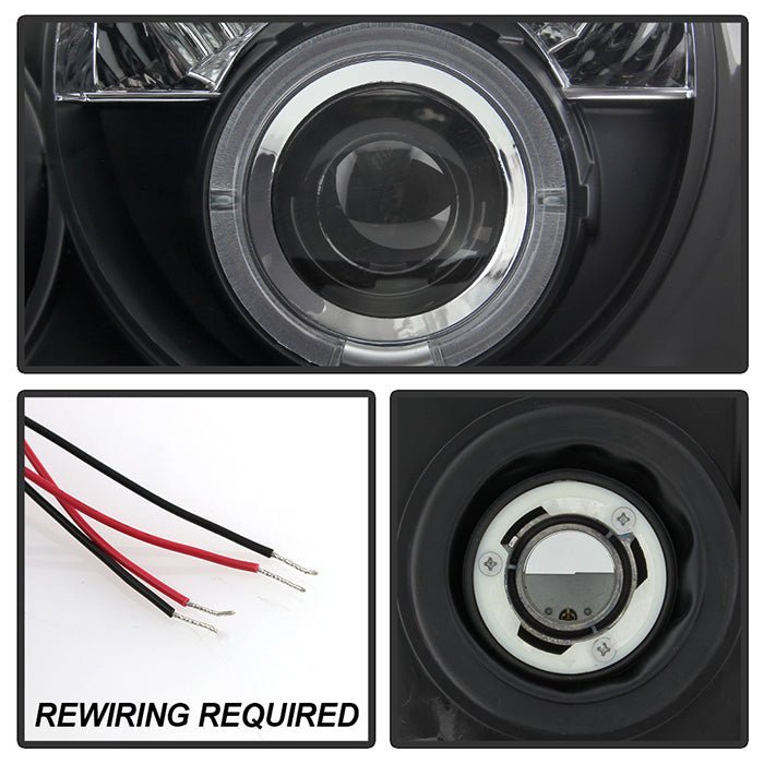 Jeep Grand Cherokee 05-07 Projector Headlights - Black