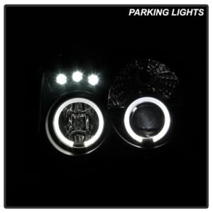 Jeep Grand Cherokee 05-07 Projector Headlights - Black Smoke - Image 10