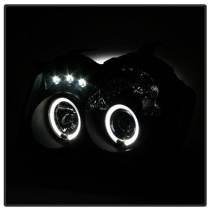 Jeep Grand Cherokee 05-07 Projector Headlights - Black Smoke