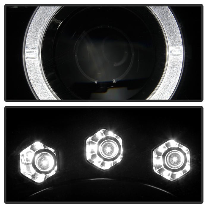 Jeep Grand Cherokee 05-07 Projector Headlights - Black Smoke