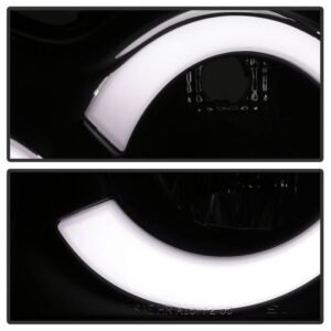 Jeep Grand Cherokee 05-07 Light Bar Projector Headlights - Black - Image 7