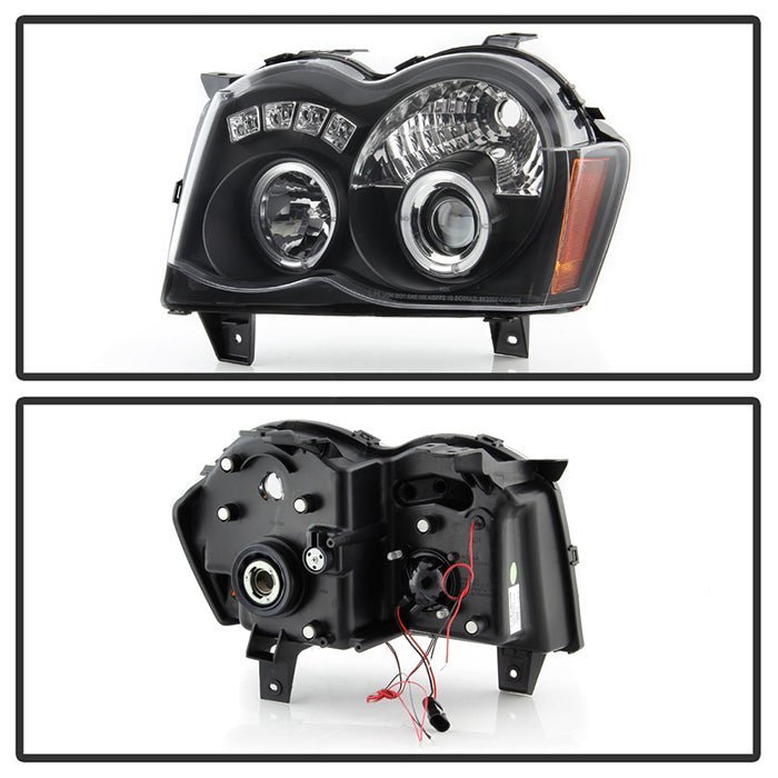 Jeep Grand Cherokee 08-10 Projector Headlights - Black