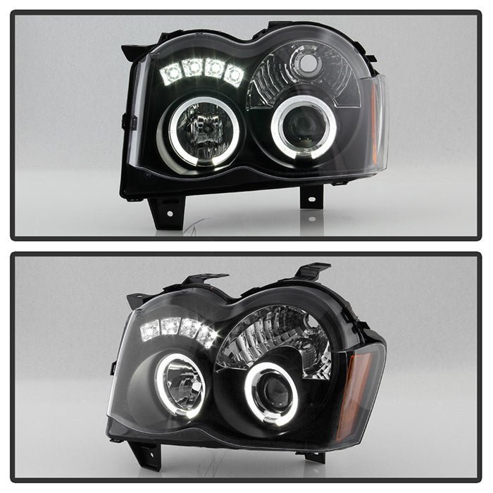 Jeep Grand Cherokee 08-10 Projector Headlights - Black