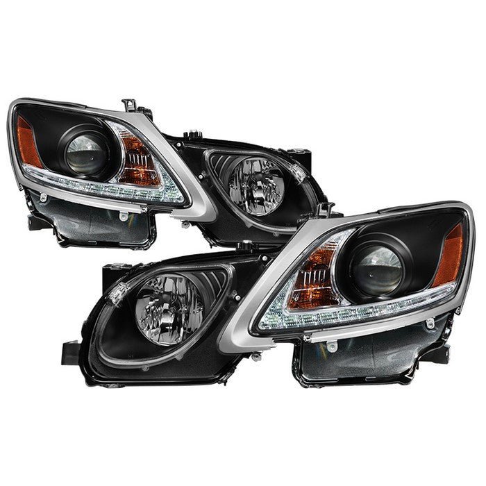 Lexus GS 300 / 350 / 450 / 460 2006-2011 Projector Headlights - Black