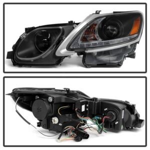 Lexus GS 300 / 350 / 450 / 460 2006-2011 Projector Headlights - Black - Image 2