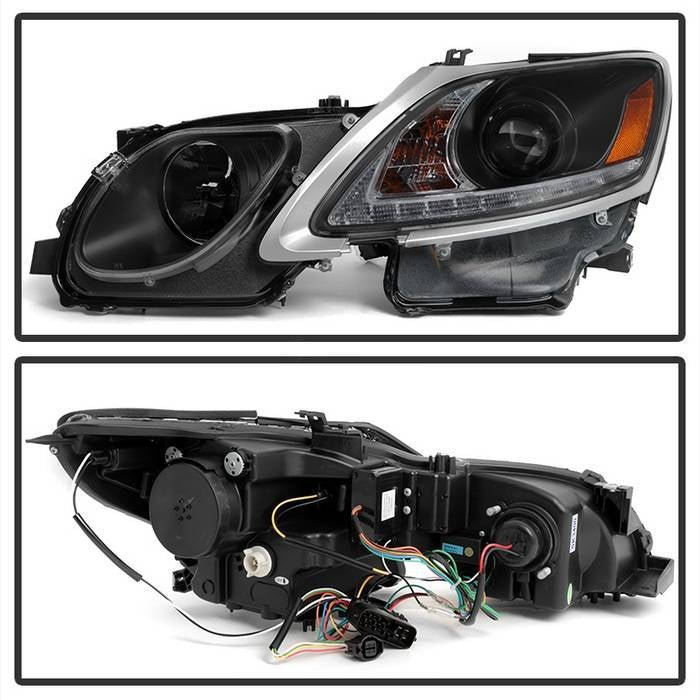 Lexus GS 300 / 350 / 450 / 460 2006-2011 Projector Headlights - Black