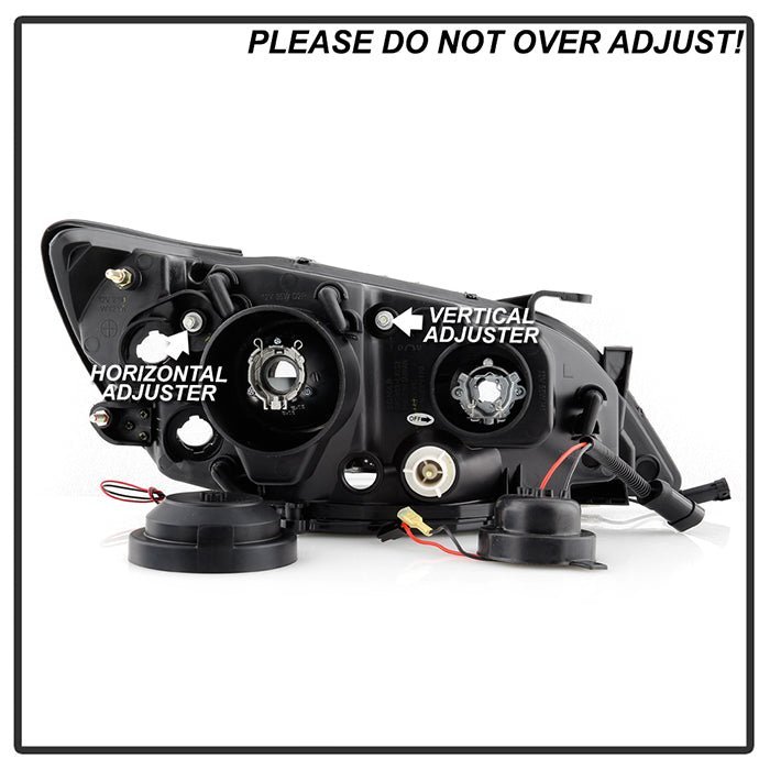 Lexus IS300 01-05 Projector Headlights - Black