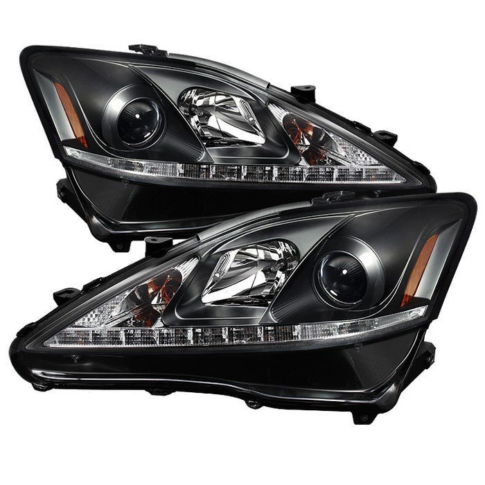 Lexus IS 250/350 2006-2010 Projector Headlights  - Black