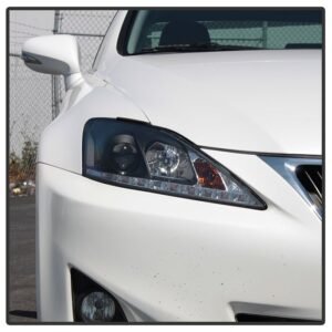Lexus IS 250/350 2006-2010 Projector Headlights  - Black - Image 6
