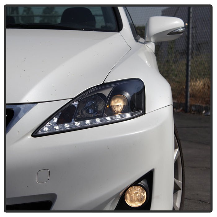 Lexus IS 250/350 2006-2010 Projector Headlights  - Black