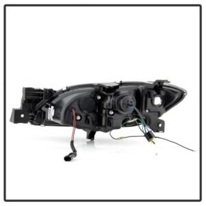 Mazda 3 04-08 4Dr Sedan Projector Headlights - Black - Image 2