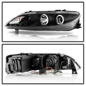 Mazda 6 03-05 With Fog Lights Projector Headlights - Black - Image 2