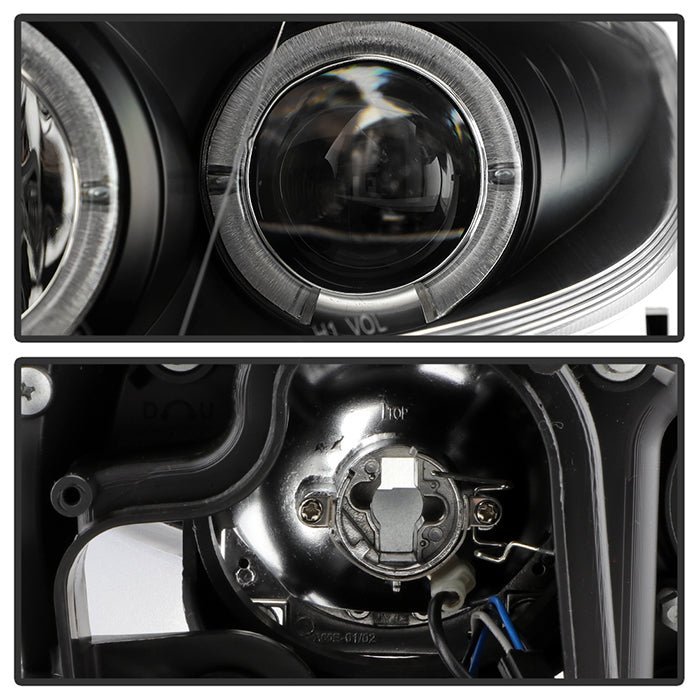 Mazda 6 03-05 With Fog Lights Projector Headlights - Black