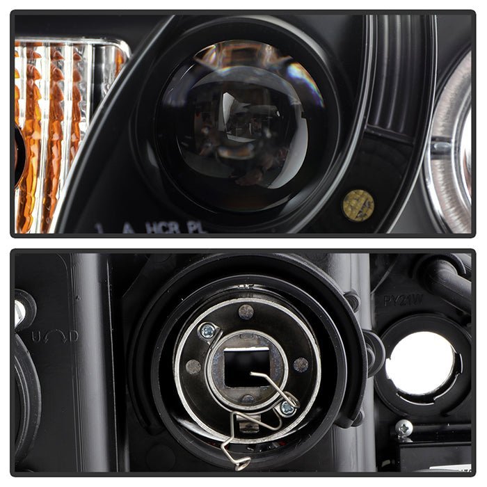 Mazda 6 03-05 With Fog Lights Projector Headlights - Black