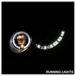 Mercedes Benz CLK 03-09 Projector Headlights - Black - Image 9