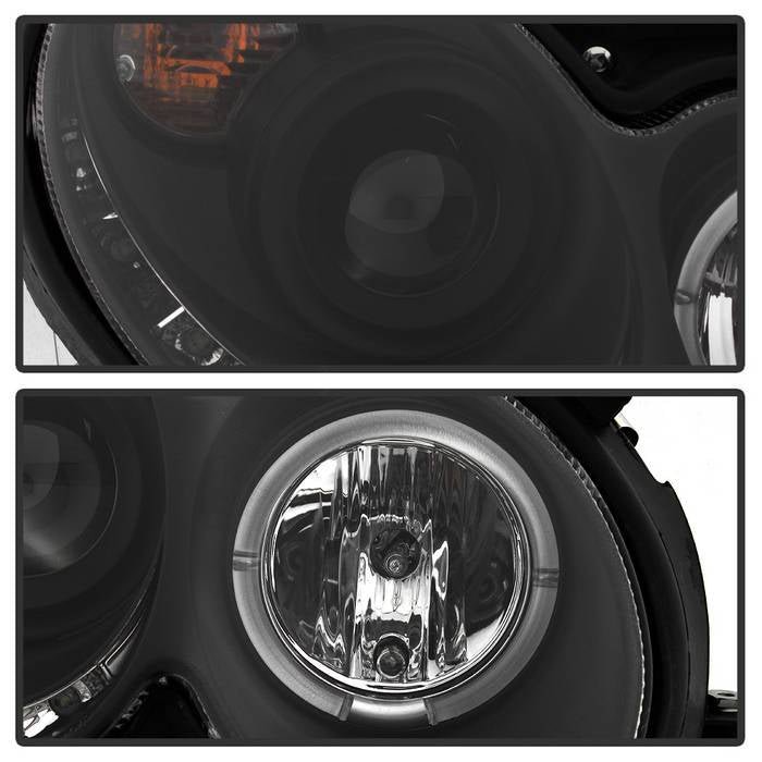 Mercedes Benz CLK 03-09 Projector Headlights - Black