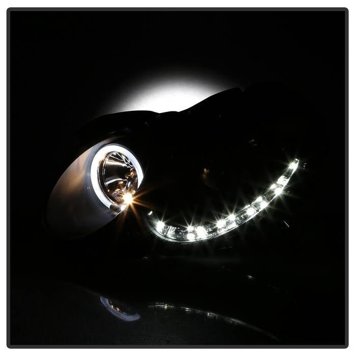 Mercedes Benz CLK 03-09 Projector Headlights - Black