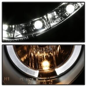 Mercedes Benz CLK 03-09 Projector Headlights - Black - Image 7