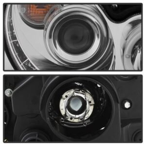 Mercedes Benz CLK 03-09 Projector Headlights - Chrome - Image 3