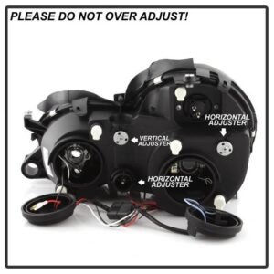 Mercedes Benz CLK 98-02 Projector Headlights  - Black - Image 5