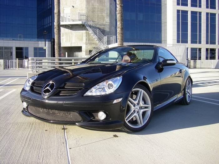 Mercedes Benz SLK 05-10 Projector Headlights- Chrome