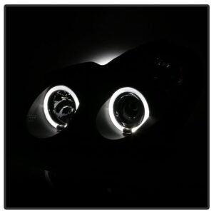 Mercedes Benz C-Class 01-05 4Dr Only Projector Headlights  - Black - Image 7