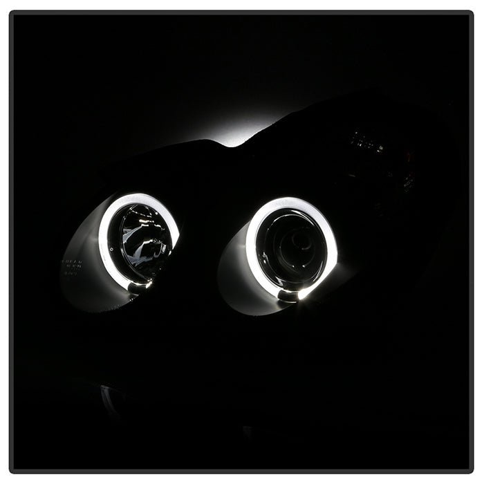 Mercedes Benz C-Class 01-05 4Dr Only Projector Headlights  - Black
