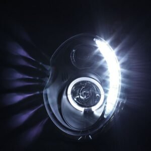 Mini Cooper 02-06 Projector Headlights - Black - Image 3
