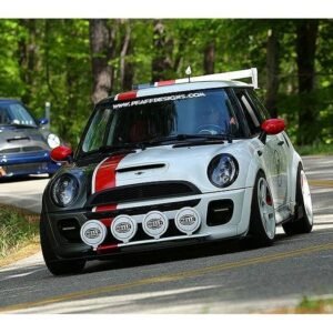 Mini Cooper 02-06 Projector Headlights - Black - Image 5