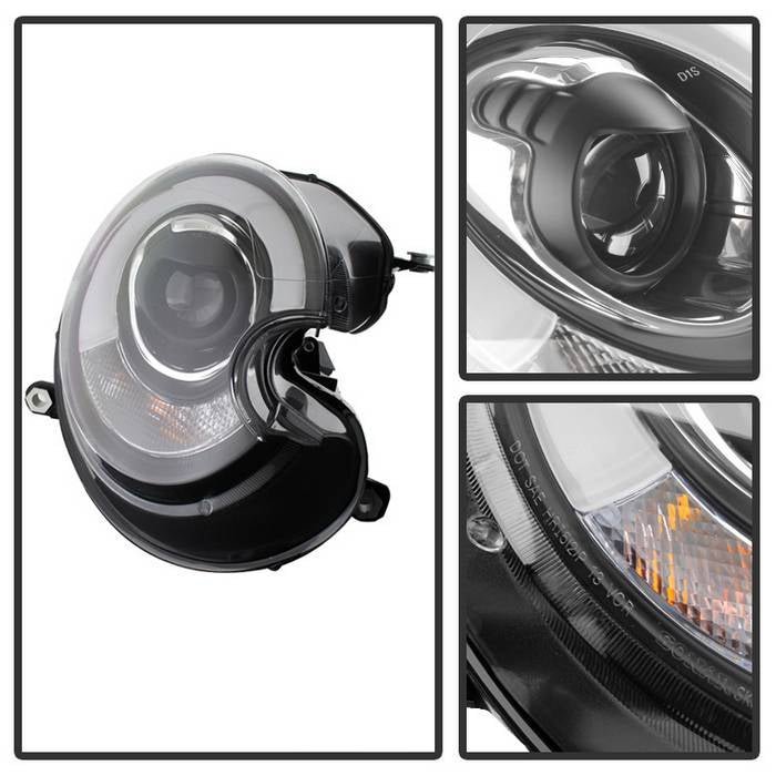 Mini Cooper 2010-2012 Projector Headlights - Black