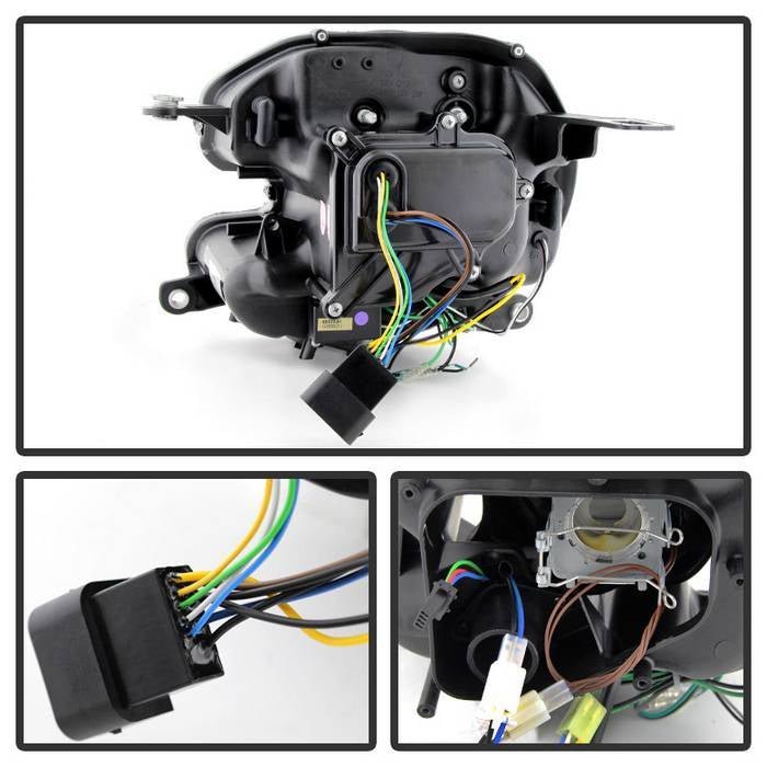 Mini Cooper 2010-2012 Projector Headlights - Black