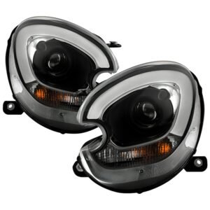 Mini Cooper Countryman 2011-2016 Projector Headlights - Black - Image 1
