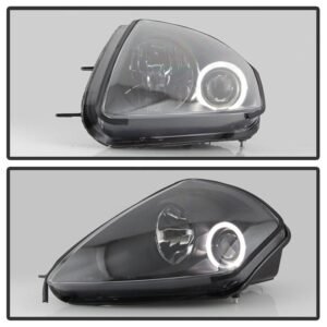 Mitsubishi Eclipse 00-05 Projector Headlights - Black - Image 7