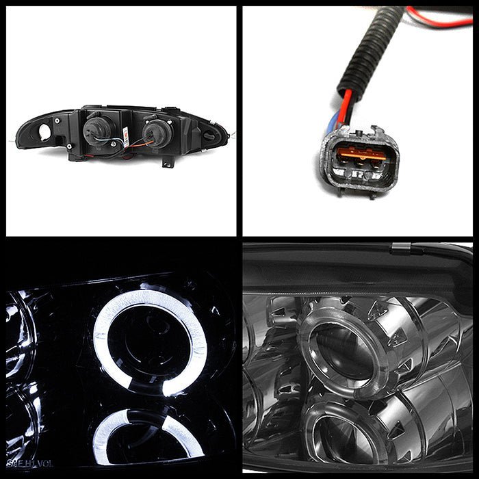 Mitsubishi Eclipse 95-96 Projector Headlights  - Smoke