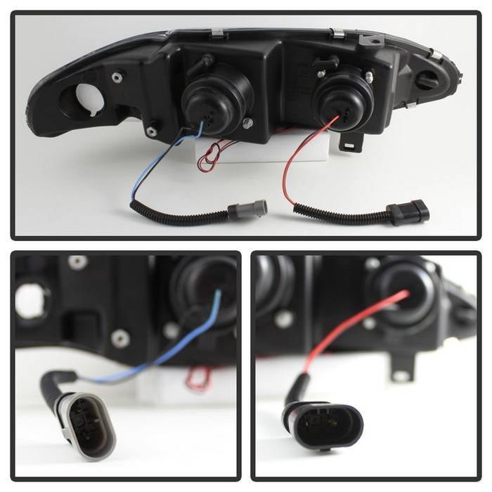Mitsubishi Eclipse 97-99 Projector Headlights - Black
