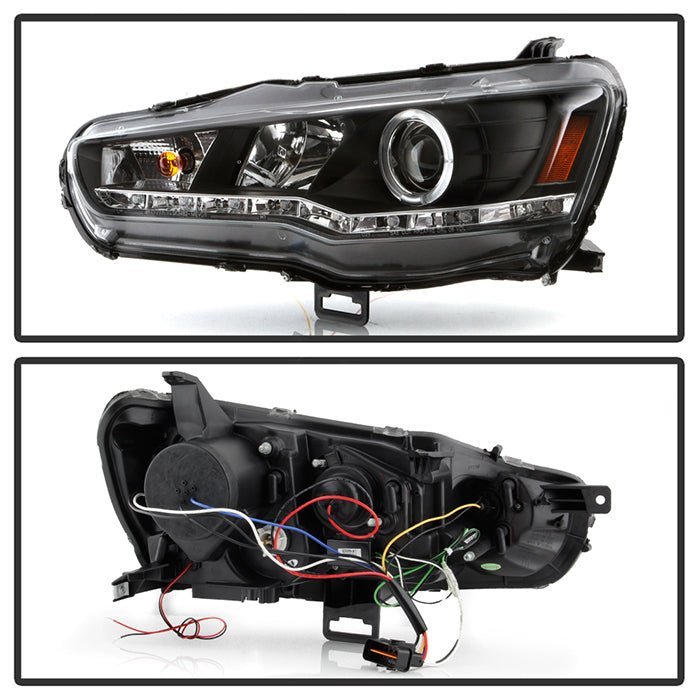 Mitsubishi Lancer / EVO-10 08-17 Projector Headlights - Black