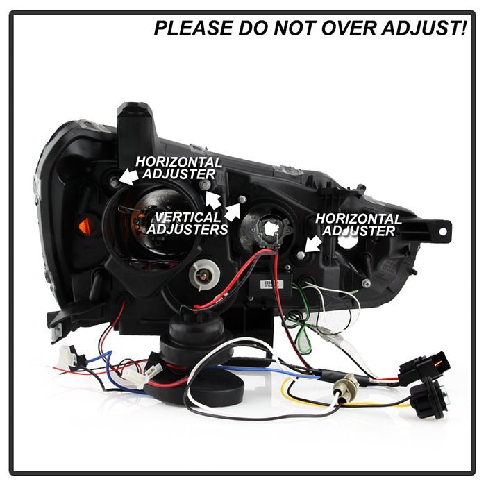 Mitsubishi Lancer / EVO-10 08-17 Projector Headlights - Black